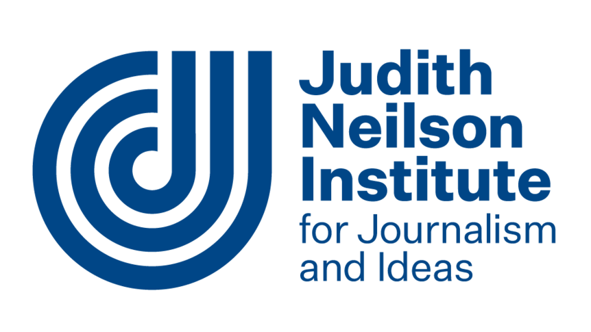 A logo says Judith Neilson Institute for Journalism and Ideas