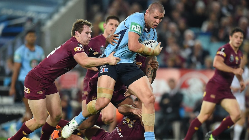 David Klemmer makes a run for NSW