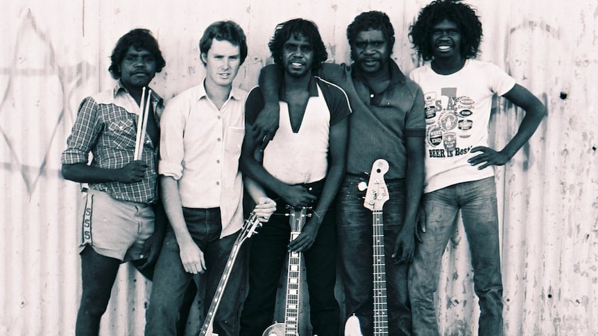 Warumpi Band- an Aboriginal rock band started in the 1980s in Papunya, in the Northern Territory's western desert.