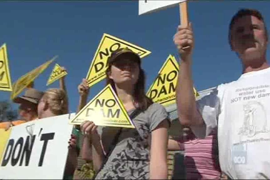 Qld Traveston Crossing dam protests continue