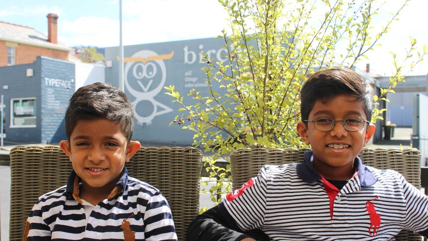Brothers Isaac and Jeremiah Bhalsod from Perth were among the Mensa Kids