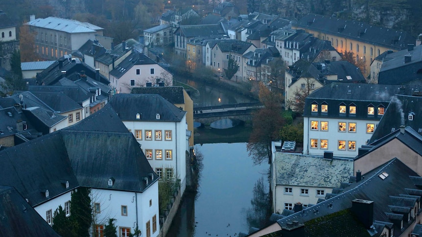 Luxembourg Petrusse River