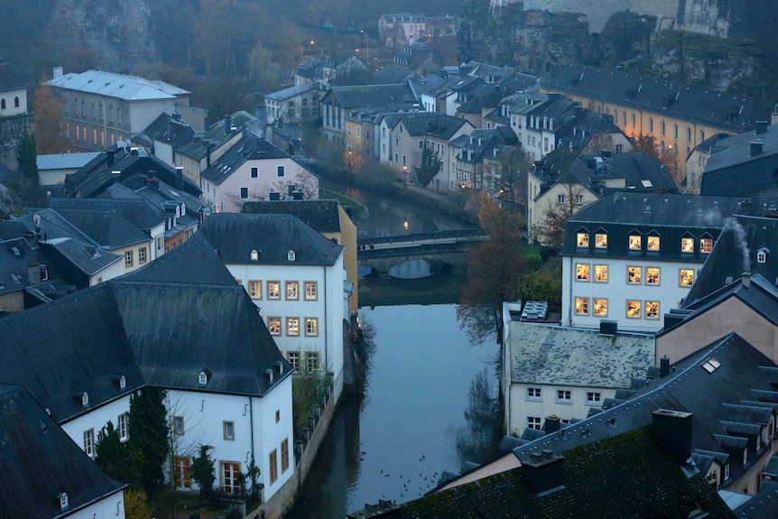 Luxembourg Petrusse River