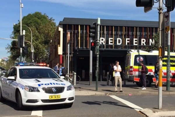 police have shut down Redfern station