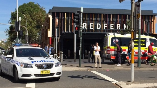 police have shut down Redfern station