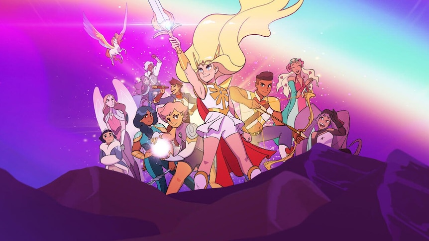 Still from She-Ra and the Princesses of Power in a story about TV shows dads should watch with their daughters