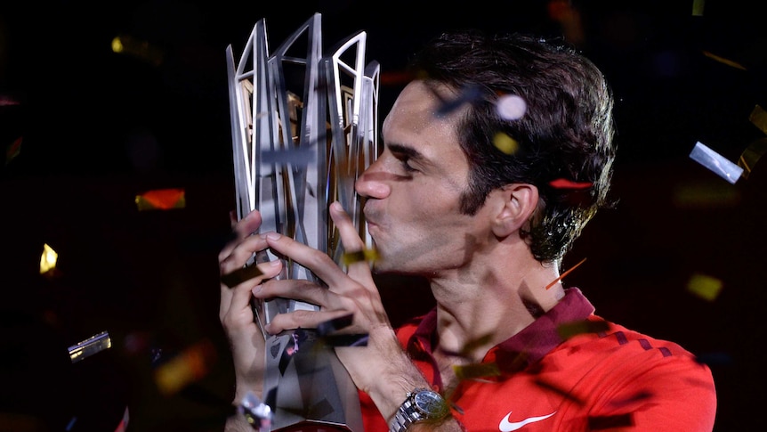 Federer wins Shanghai Masters title