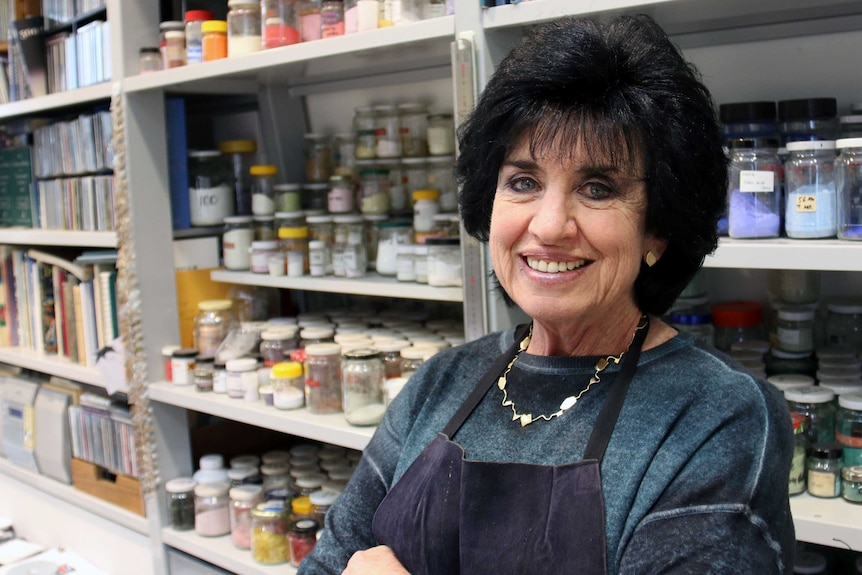 Enamel jeweller Debbie Sheezel