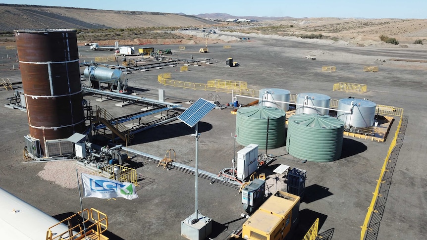 Leigh Creek Energy coal gasification project in South Australia's far north.
