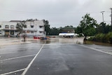 water flooding the streets in lismore