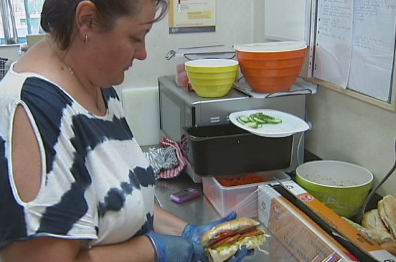 Catering manager Samantha Melavirta fears the canteen trial may not continue without more help.