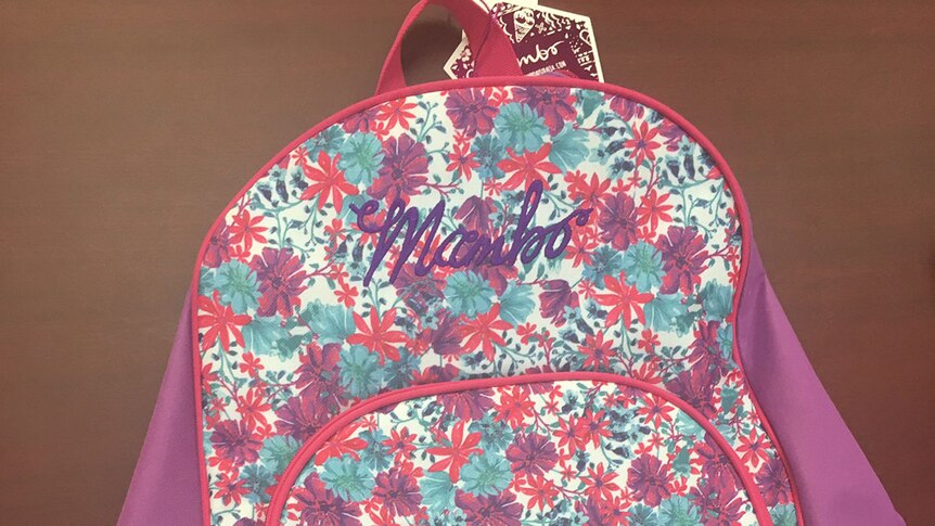 Backpack similar to one used by suspected murder victim 12yo Tiahleigh Palmer