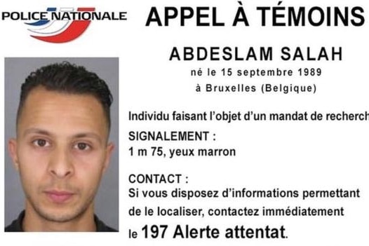 Paris terror suspect Salah Abdeslam image released by French police November 16, 2015