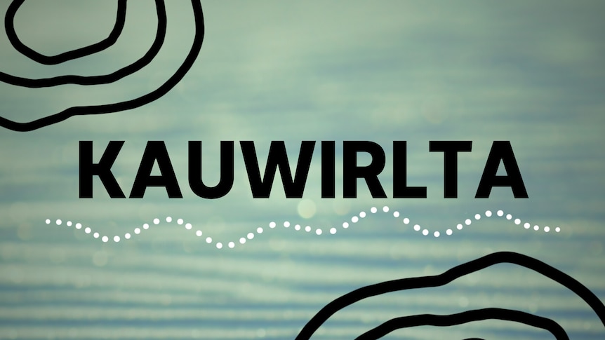 Image of the word KAUWIRLTA against a green/grey gradient background.