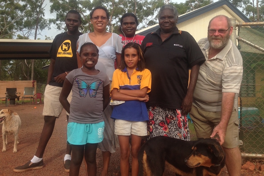 A Yolngu family on Galiwin'ku.