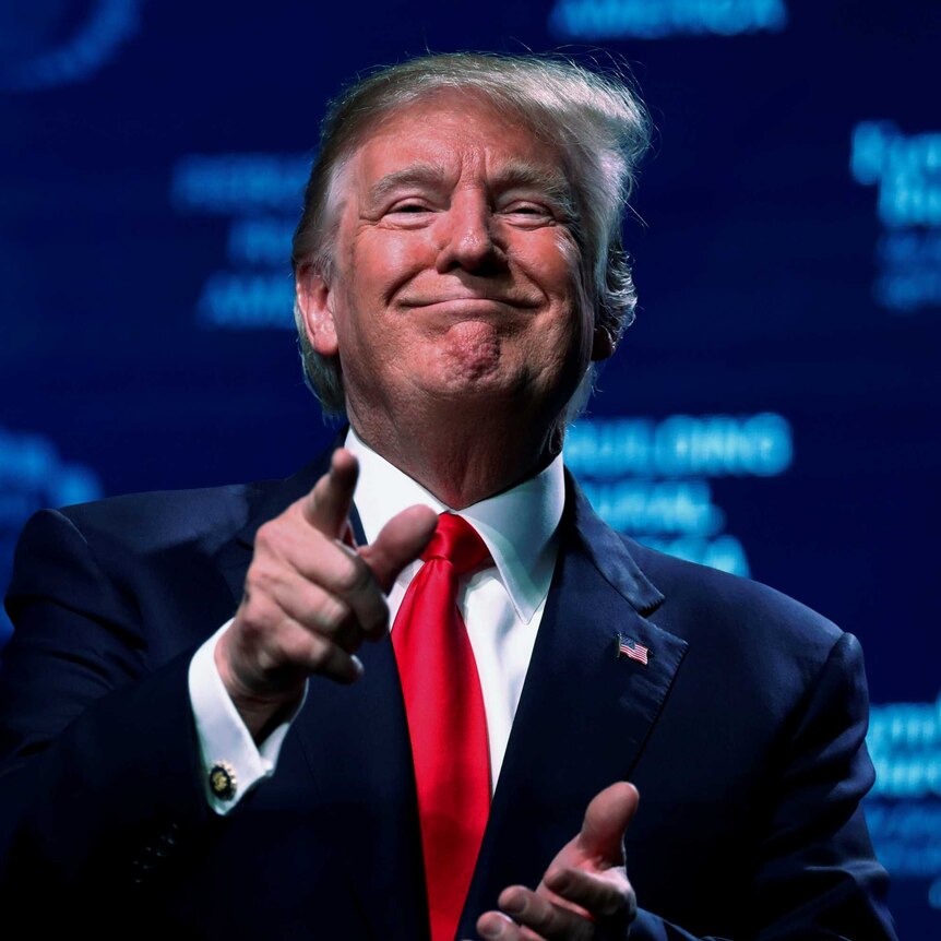 Donald Trump at the American Farm Bureau Federation convention.