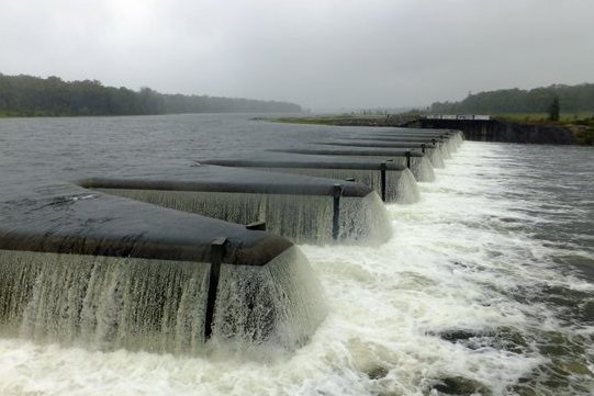 Grahamstown Dam is continuing to spill