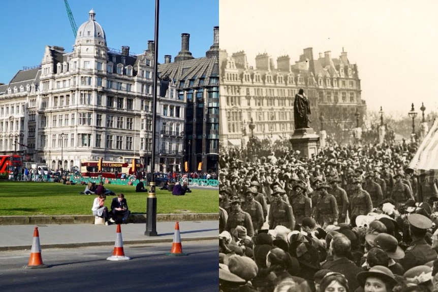 Westminster now and then