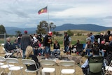 Aborigines are meeting at a heritage site on the Brighton road project.