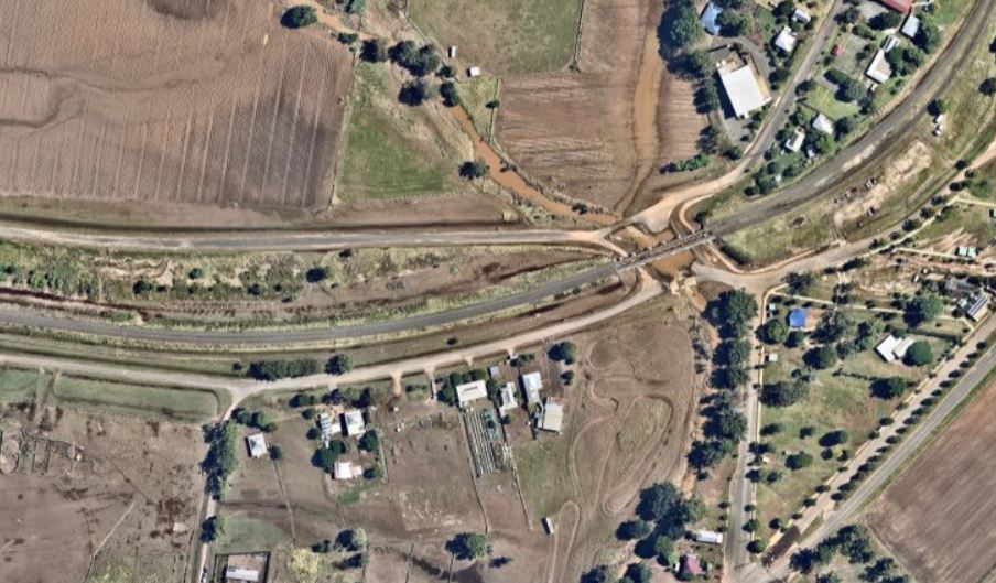 Grantham in the Lockyer Valley on Tuesday, residents were still evacuated on Friday.