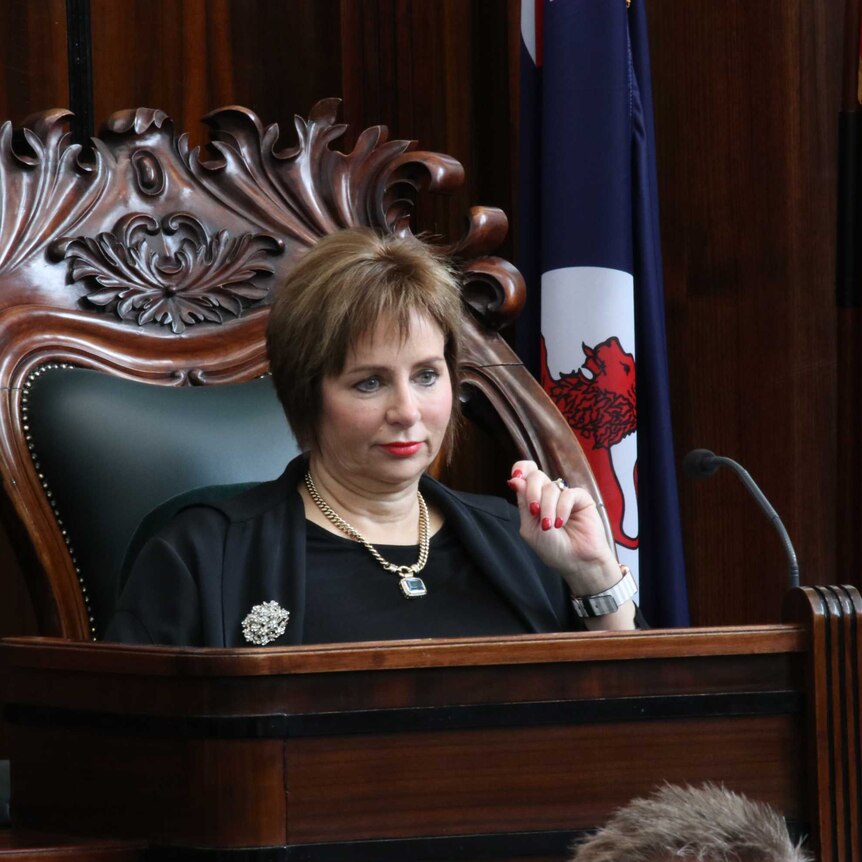 Tasmania Speaker Sue Hickey