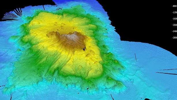 A map of the Sula Seamount.