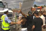 Protesters plan to return to the docks to try and stop the ship leaving for Kuwait tonight.