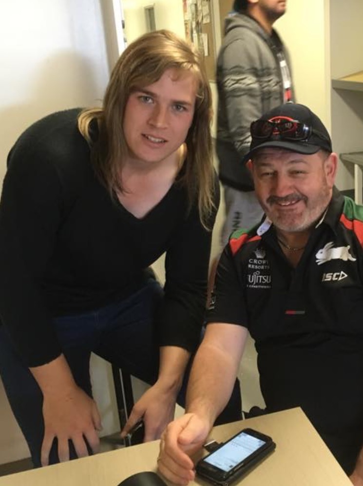 Hannah Mouncey says she hopes to champion gender diversity in sport.