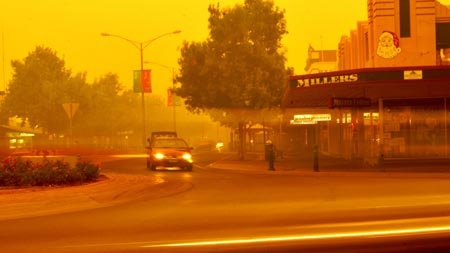 Smoke is affecting the town of Benalla in north-east Vic.