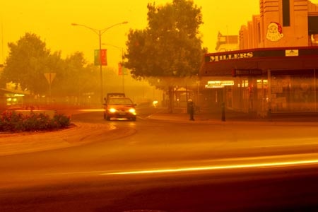 Smoke is affecting the town of Benalla in north-east Vic.