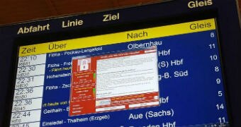 WannaCry ransomware attacked Deutsche Bahn's internal network.