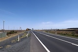 An empty Warrego Highway at Jondaryan in south-east Queensland.