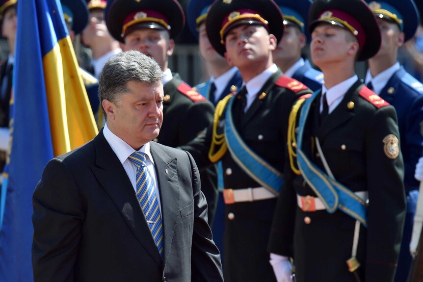 Ukraine's new president Petro Poroshenko