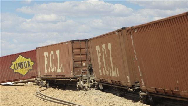 Yunta freight train derailment