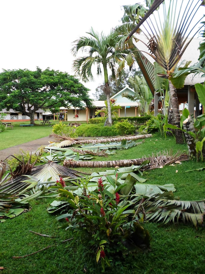 Cyclone Pam preparations at University of the South Pacific, Port Vila