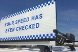 Speed camera van in Canberra