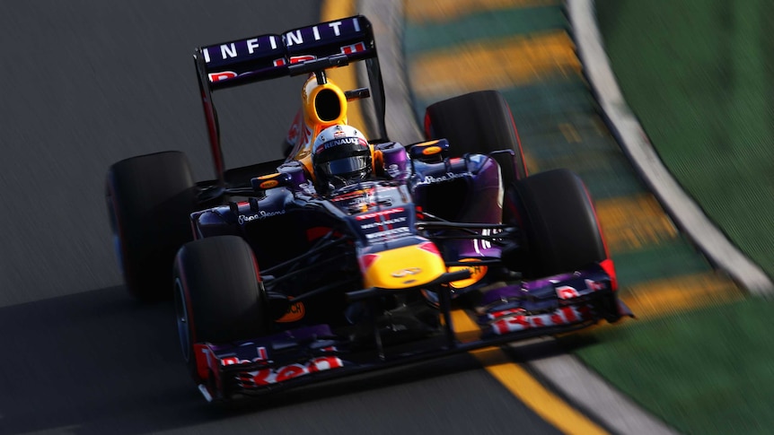 Sebastian Vettel at the Australian Grand Prix