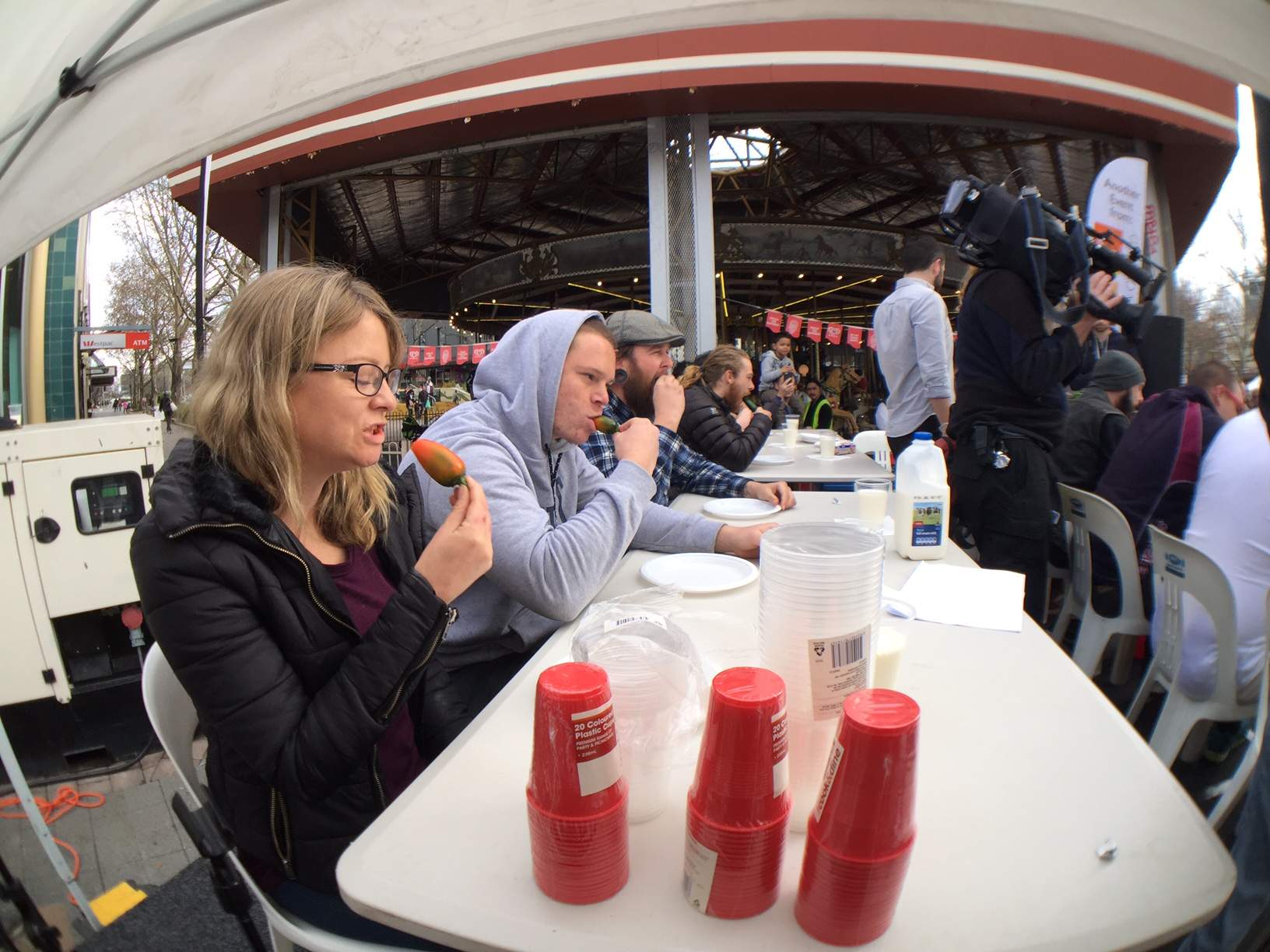 Chilli eating competition turns up heat at World Curry Festival in