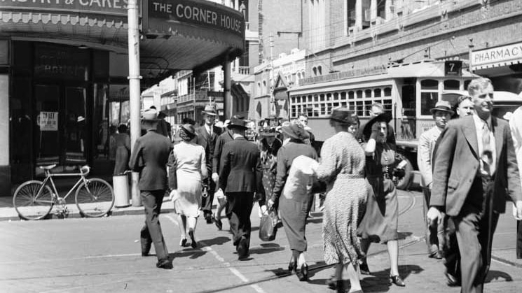 The Corner House, 608 Hay Street, corner of Barrack Street, Perth, March 1939.