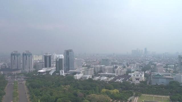 View of high rise buildings in Jakarta