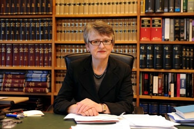 Virginia Bell in her Chambers