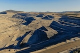 An open cut coal pit