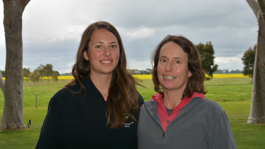 South East farmers Judy and Emma Childs.