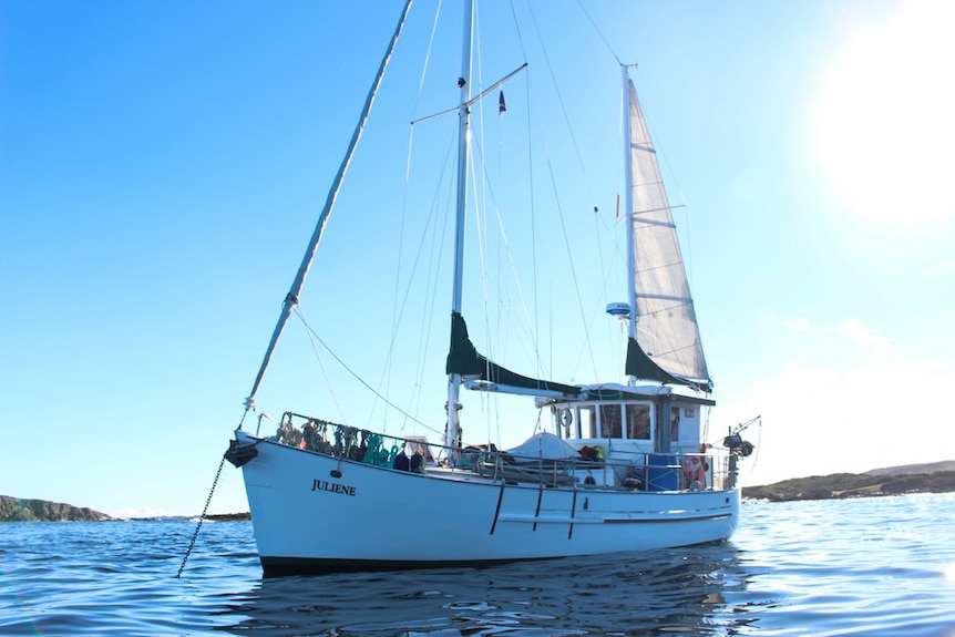 Ian Johnston's converted cray boat