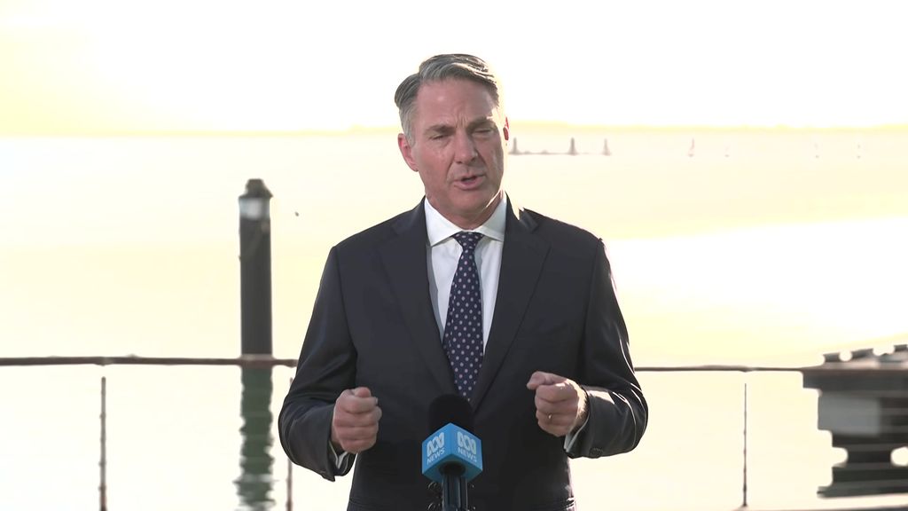 Richard Marles speaking in an interview