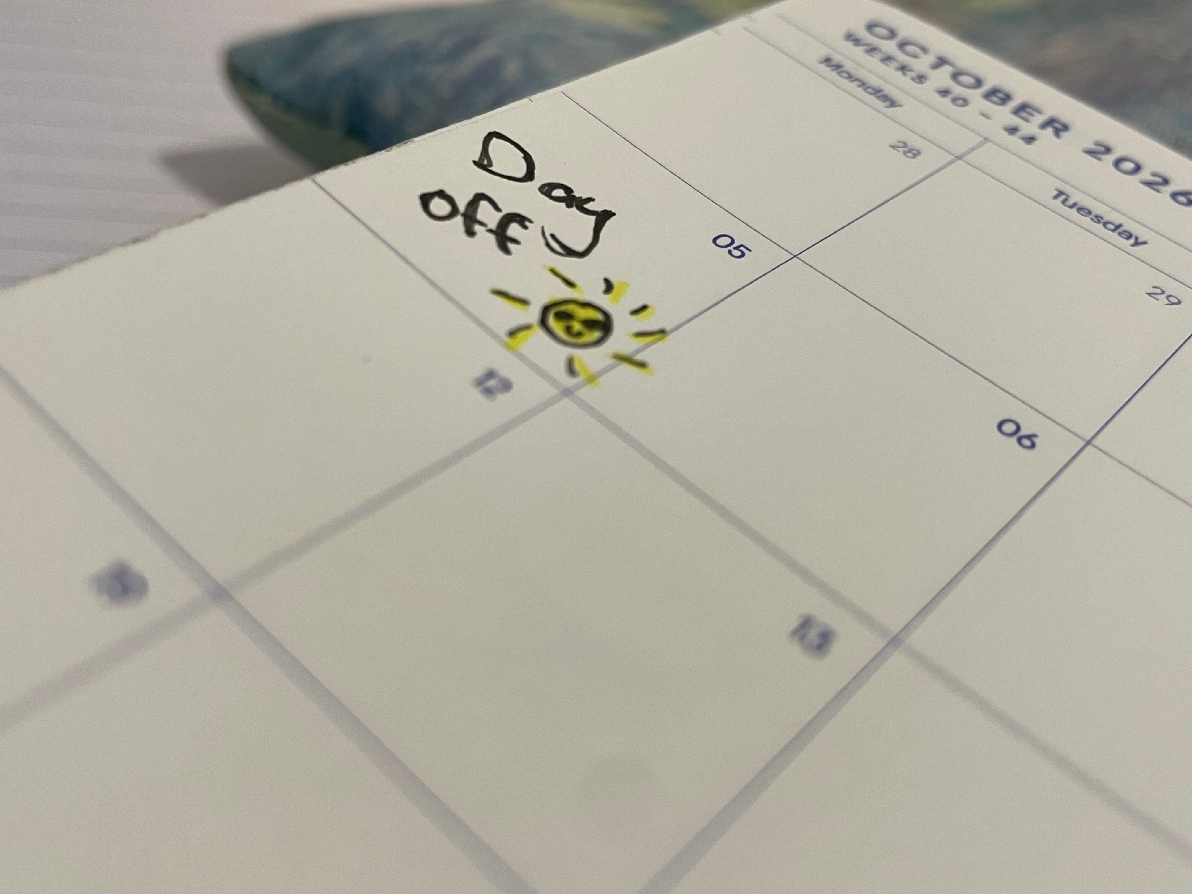 Which states get a public holiday on Monday?