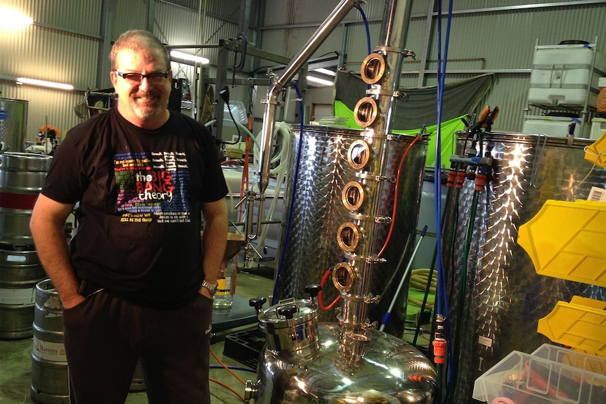 Winemaker Steve Dobson has turned his hand to spirits and beer