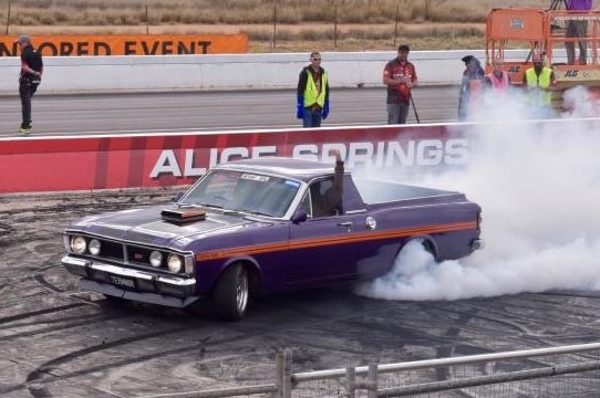 Red Centre Nats burnout