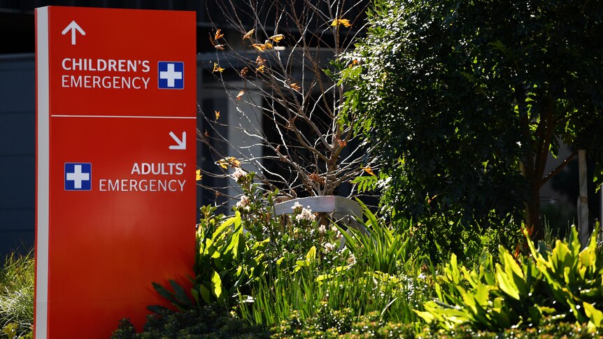 Emergency signs for Westmead Hospital