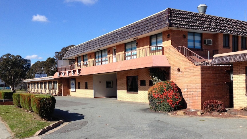 An old brick motel in Canberra's north